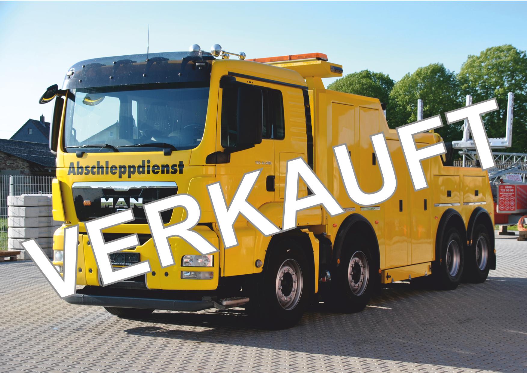 MAN Abschleppwagen -MAN TGS 41.480 - 4-Achs-Unterfahrlift - Brechtel